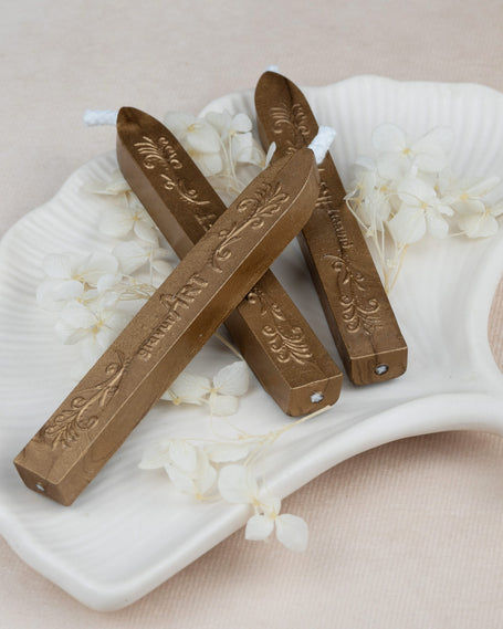 Siegelwachs mit Docht