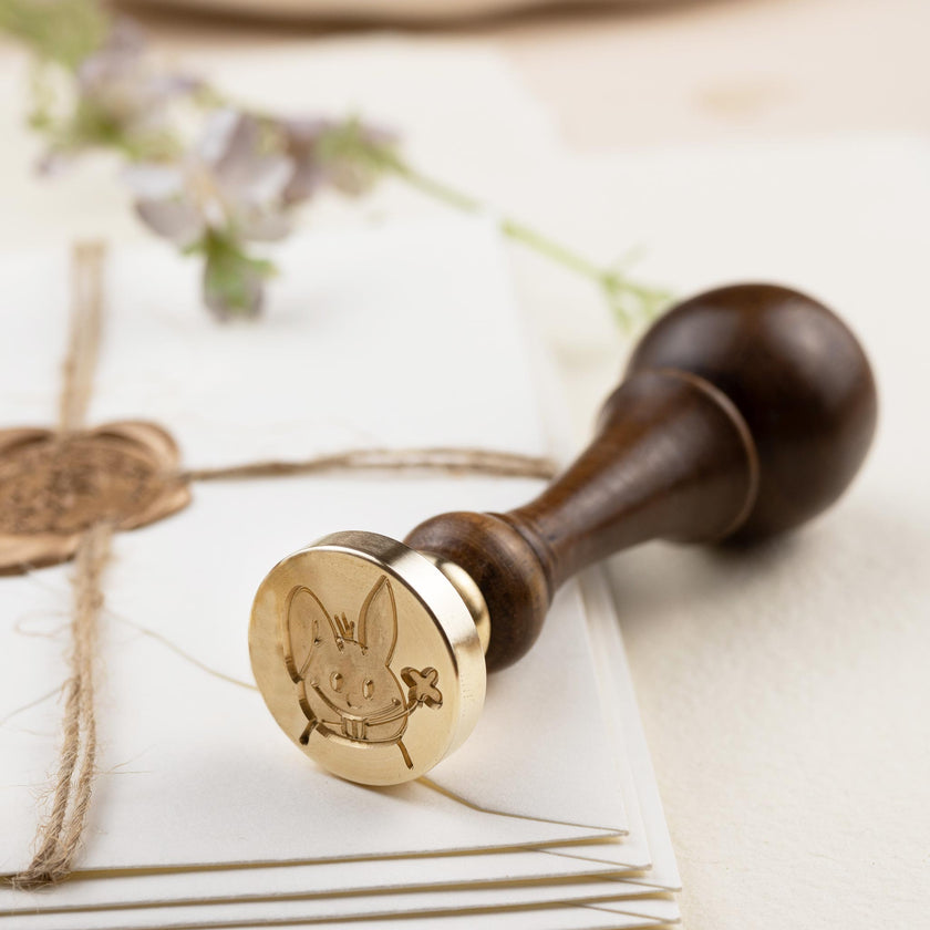 Siegelstempel zu Ostern, Symbol Osterhase - Siegelstempel personalisiert