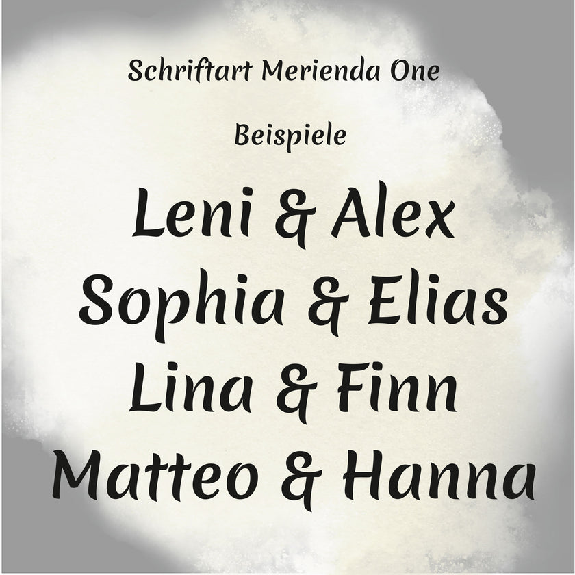 Siegelstempel personalisiert mit Vornamen, Design 