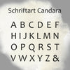 Siegelstempel  personalisiert für Wachssiegel mit Text und Initialen im Design Matteo - Siegelstempel personalisiert