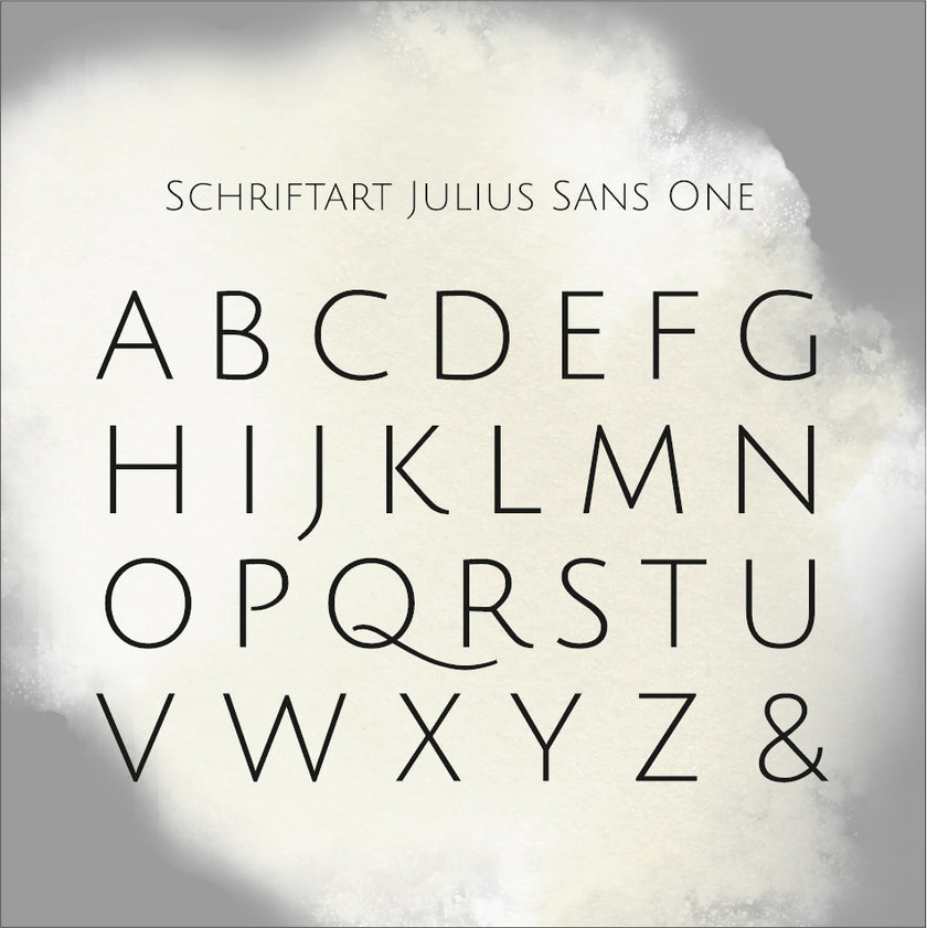 Siegelstempel  personalisiert zur Hochzeit mit Initialen im Design Sophia - Siegelstempel personalisiert