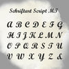 Wachssiegel Design Zierranke mit Initialen selbstklebend - Siegelstempel personalisiert