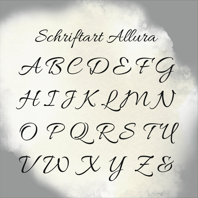 Exclusiver Siegelstempel  personalisiert für Wachssiegel mit Initialen im Design Leni - Siegelstempel personalisiert