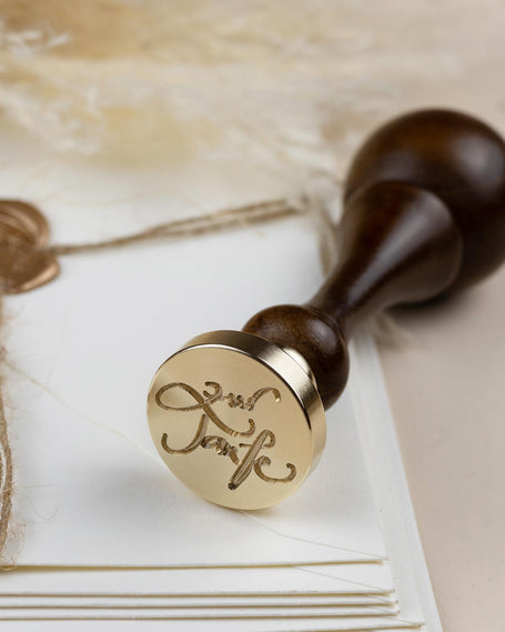 Siegelstempel "Zur Taufe"  Design Britta Mau - Siegelstempel personalisiert