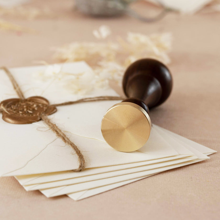 Exclusiver Siegelstempel  blanko, ohne Gravur - Siegelstempel personalisiert