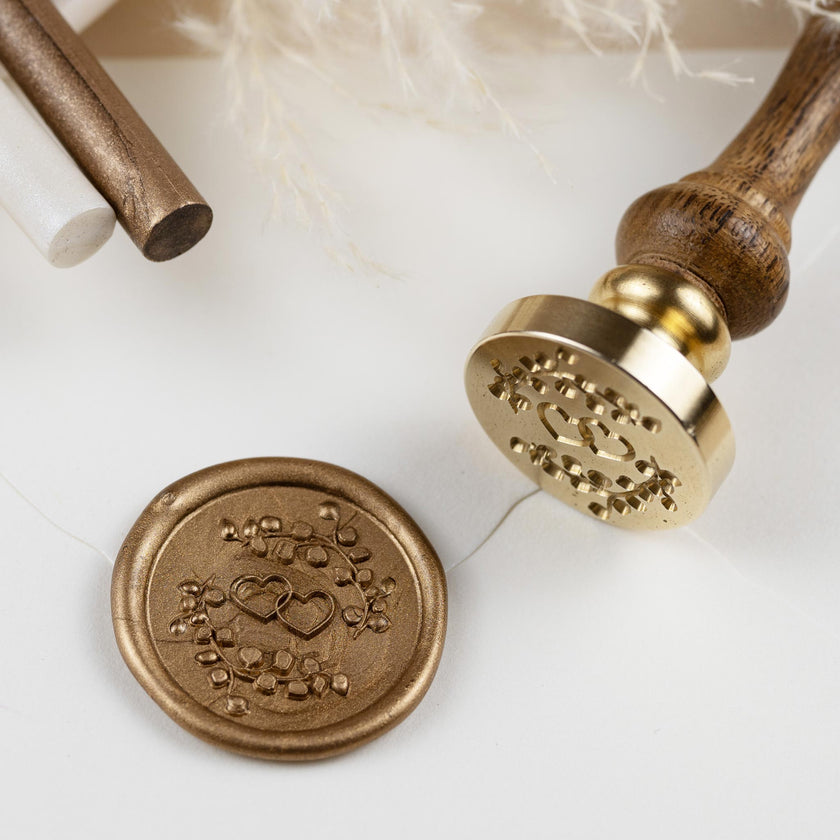 Siegelstempel Symbol Eukalyptusliebe - Siegelstempel personalisiert