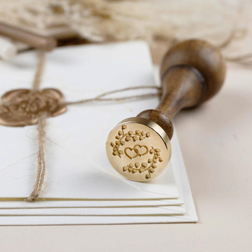 Siegelstempel Symbol Eukalyptusliebe - Siegelstempel personalisiert