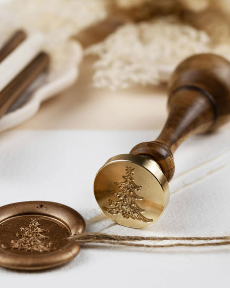 Siegelstempel mit Motiv Oh Tannenbaum... - Siegelstempel personalisiert