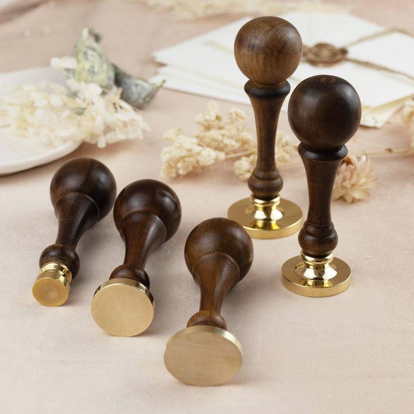 Exclusiver Siegelstempel graviert nach deiner Vorlage - mit Logo oder Symbol - Siegelstempel personalisiert