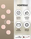 gravurART Siegelwachs Tabs - flexibel - zum Schmelzen im Schmelzlöffel - Farbe Champagner - Siegelstempel personalisiert