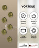 gravurART Siegelwachs Tabs - flexibel - zum Schmelzen im Schmelzlöffel - Olive Perl. - Siegelstempel personalisiert