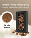 gravurART Siegelwachs Tabs - flexibel - zum Schmelzen im Schmelzlöffel - Farbe Kupfer - Siegelstempel personalisiert