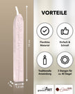 Premium Siegelwachs mit Docht, 3er Pack in Champagner - Siegelstempel personalisiert