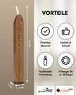 Premium Siegelwachs mit Docht, 3er Pack in Kupfer - Siegelstempel personalisiert
