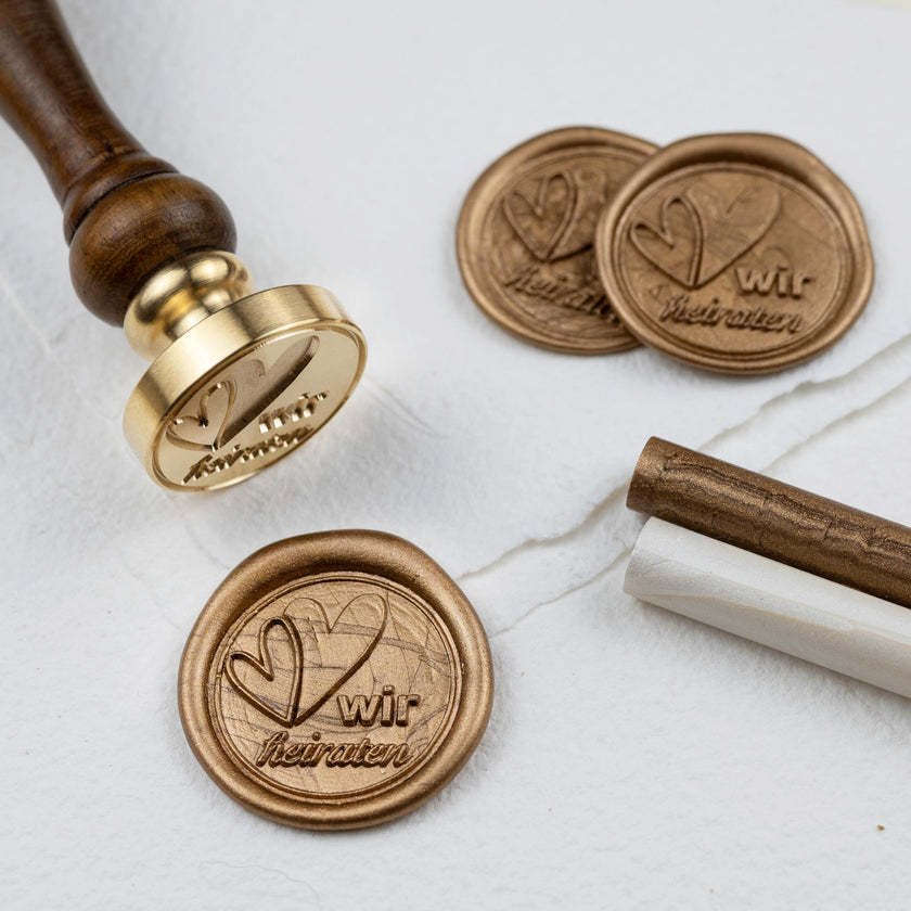 Siegelstempel zur Hochzeit 